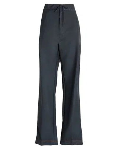 Maison Margiela Woman Pants Lead Size 6 Mohair Wool, Wool