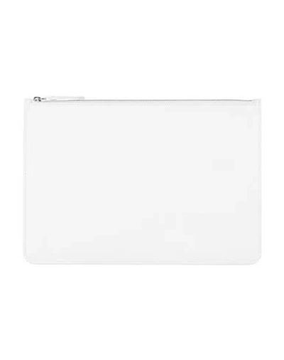 Maison Margiela Woman Pouch White Size - Cow Leather, Brass, Zinc, Copper, Aluminum