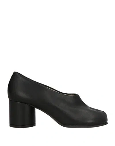 Maison Margiela Woman Pumps Black Size 7 Textile Fibers