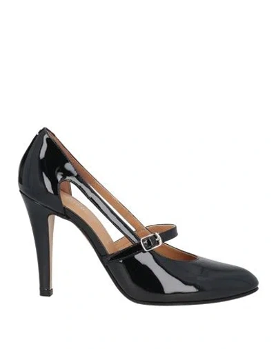 Maison Margiela Woman Pumps Black Size 11 Leather