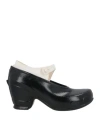 Maison Margiela Woman Pumps Black Size 9 Rubber, Textile Fibers