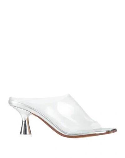 Maison Margiela Woman Sandals Transparent Size 8 Plastic