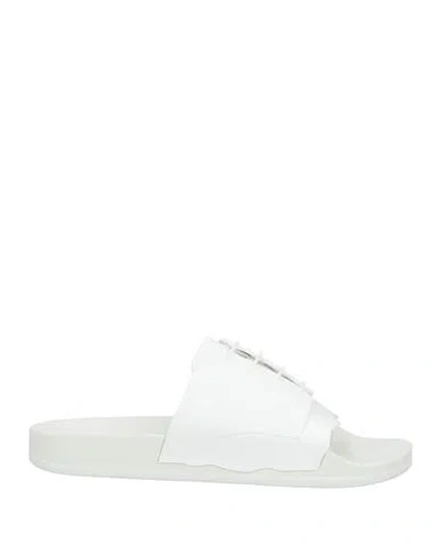 Maison Margiela Woman Sandals White Size 8 Synthetisches Material