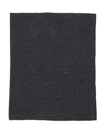 Maison Margiela Woman Scarf Charcoal Size L Wool In Gray
