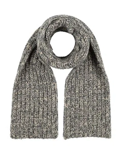 Maison Margiela Woman Scarf Grey Size - Wool In Gray