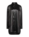 Maison Margiela Plain Taffeta Blouse In Black