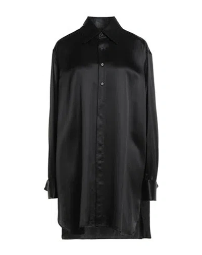 Maison Margiela Woman Shirt Black Size 4 Silk