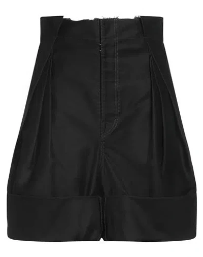 Maison Margiela Woman Shorts & Bermuda Shorts Black Size 6 Cotton