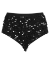 Maison Margiela Sequin-embellished High-waisted Mini Shorts In Black