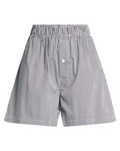 Maison Margiela Woman Shorts & Bermuda Shorts Black Size M Cotton, Polyamide, Elastane In Gray