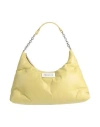 Maison Margiela Woman Shoulder Bag Acid Green Size - Ovine Leather