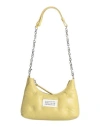 Maison Margiela Woman Shoulder Bag Acid Green Size - Ovine Leather