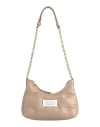 Maison Margiela Woman Shoulder Bag Beige Size - Ovine Leather