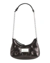 Maison Margiela Woman Shoulder Bag Dark Purple Size - Ovine Leather In Purple