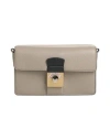 Maison Margiela Woman Shoulder Bag Grey Size - Goat Skin, Linen