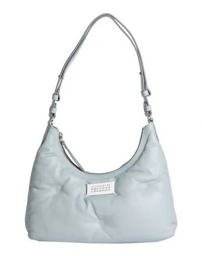 Maison Margiela Woman Shoulder Bag Grey Size - Ovine Leather, Cow Leather, Brass, Zinc In Gray