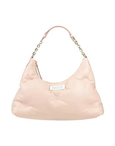 Maison Margiela Woman Shoulder Bag Light Pink Size - Ovine Leather