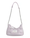 Maison Margiela Woman Shoulder Bag Lilac Size - Ovine Leather In Purple