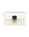 Maison Margiela Woman Shoulder Bag White Size - Goat Skin, Linen