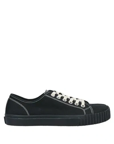 MAISON MARGIELA MAISON MARGIELA WOMAN SNEAKERS BLACK SIZE 8 TEXTILE FIBERS