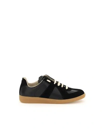 MAISON MARGIELA MAISON MARGIELA WOMAN SNEAKERS BLACK SIZE 6 CALFSKIN