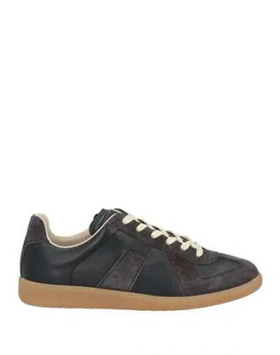 Maison Margiela Woman Sneakers Black Size 6 Soft Leather