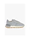 Maison Margiela Mm22 Quilted Fabric Sneakers With Rubber Sole In Blue