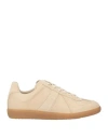 Maison Margiela Woman Sneakers Cream Size 6 Soft Leather