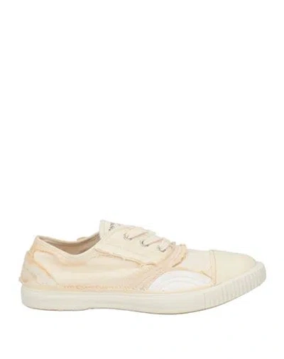 Maison Margiela Inside Out Canvas Low-top Sneakers In Natural Mix