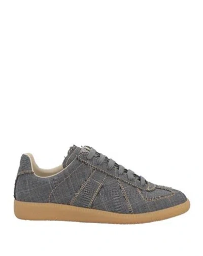 Maison Margiela Woman Sneakers Grey Size 7 Textile Fibers In Gray