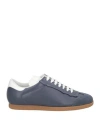 Maison Margiela Woman Sneakers Navy Size 8 Leather