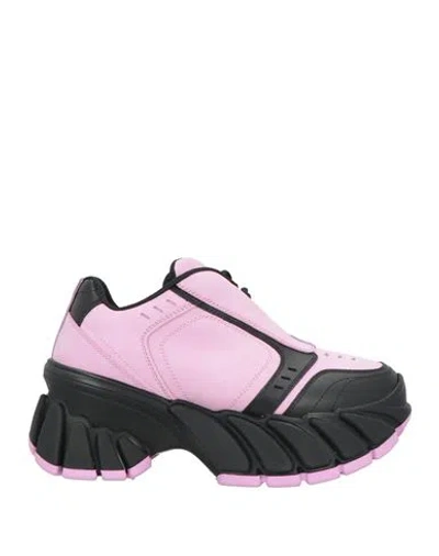 Maison Margiela Woman Sneakers Pink Size 10 Leather