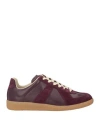 Maison Margiela Woman Sneakers Plum Size 7 Soft Leather