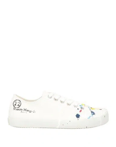 Maison Margiela Woman Sneakers White Size 7 Cotton