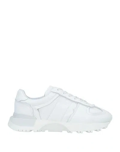 Maison Margiela Woman Sneakers White Size 11 Soft Leather