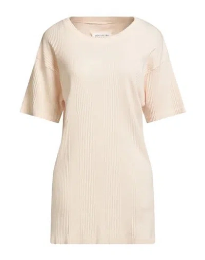 Maison Margiela Woman Sweater Beige Size L Cotton In Neutral