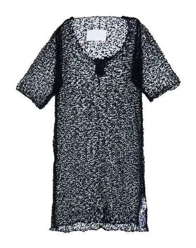 Maison Margiela Woman Sweater Black Size L Polyester, Polyamide