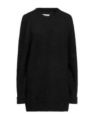 MAISON MARGIELA MAISON MARGIELA WOMAN SWEATER BLACK SIZE XS COTTON, POLYAMIDE