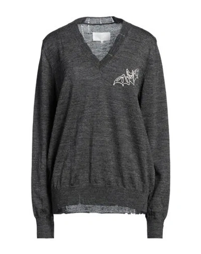 Maison Margiela Woman Sweater Grey Size M Wool