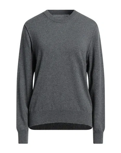 Maison Margiela Woman Sweater Grey Size L Cashmere