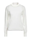 Maison Margiela Woman Sweater Ivory Size S Wool In White