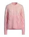 Maison Margiela Woman Sweater Light Pink Size M Mohair Wool, Polyamide In Pink