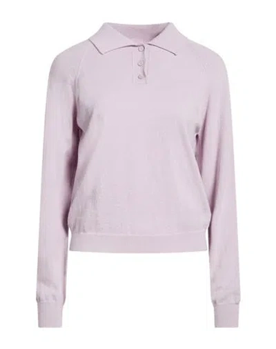 Maison Margiela Woman Sweater Lilac Size Xs Virgin Wool In Purple