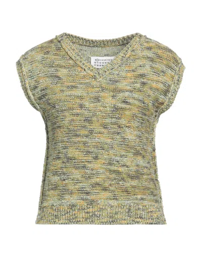 Maison Margiela Sweaters In Green