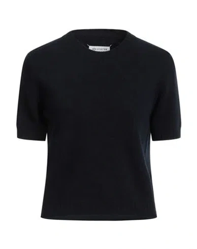 Maison Margiela Woman Sweater Navy Size M Wool In Blue