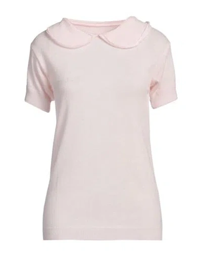 Maison Margiela Woman Sweater Pink Size M Wool, Cashmere