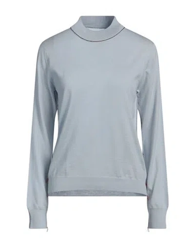 Maison Margiela Woman Sweater Sky Blue Size L Wool