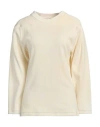 Maison Margiela Woman Sweatshirt Cream Size Xs Cotton In White