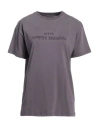 Maison Margiela Cotton T-shirt With Rewashed Effect In Purple