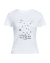Maison Margiela Mm1 Mm10 Cotton Crew-neck T-shirt With Contrasting Monogram In White